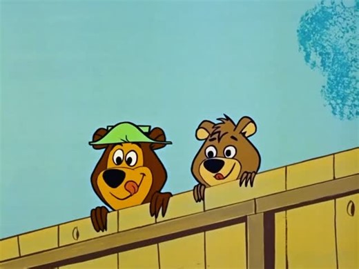Toon Stew - Classic Cartoon Nostalgia on Instagram: "Yogi Bear - Pie Pirates (1958) Hanna Barbera #animation #cartoons #vintagecartoons #classiccartoons #midcentury #50s #60s #yogi #yogibear #booboo #flying #escape #hannabarbera"