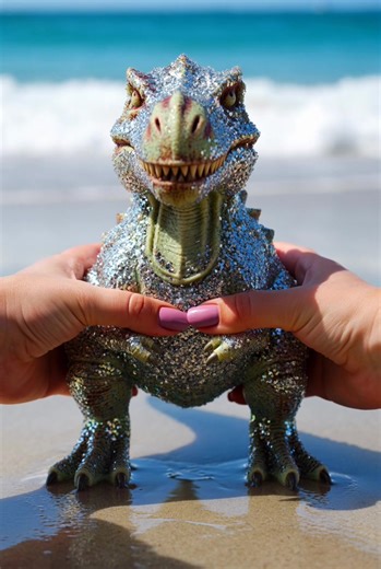 Extinction but make it ASMR. 🦖✨ Crushing this glittery T-Rex was surprisingly therapeutic. 🫠 The texture of this one is a 10/10 brain massage. Should I do a dragon next? 🐉 #ASMRCrush #DinosaurArt #OddlySatisfying #AestheticVibes #asmrglow #asmrtiktok #EYEPLEASING #ai #asmrsounds #asmrrelaxation #ASMR #satisfyingvideos #asmrslimesounds #satisfying