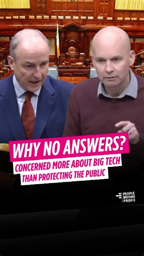 Paul Murphy on Instagram: "Why won't the government answer a simple question? It's yes or no? Is there a criminal investigation into X itself? This government is more concerned about being viewed favourably by Big Tech than protecting the public. We need to shut down these harmful tools being used to produce horrific content. We also need to turn off the toxic algorithms that are making social media about profitting off peoples' misery instead of an actual social network. That is what our Bill w