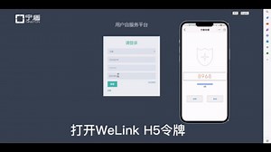 华为WeLink结合宁盾双因子认证H5令牌使用效果