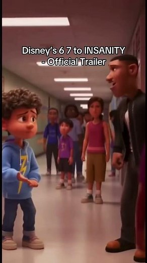 Disney's 6 7 to INSANITY trailer 😂