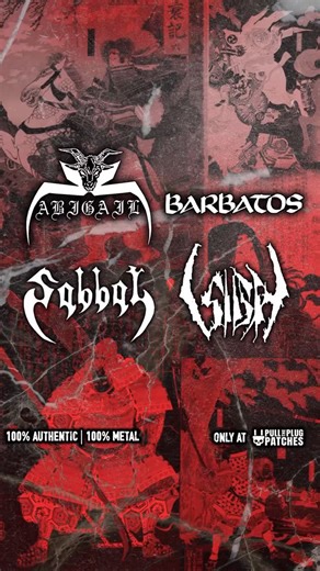 Pull The Plug Patches on Instagram: "Bushido Metal! The code of the Samurai is LIVE now at Pull The Plug Patches! 👹🎌👹 Abigail, Barbatos, Sabbat and Sigh! 🏯 👉👉👉 www.pulltheplugpatches.com T-Shirts 🇯🇵 Longsleeves 👺 Patches 🇯🇵 Backpatches 👺 Flags 🇯🇵 Trucker Hats 👺 #blackmetal #speedmetal #japanesemetal #officialmerchandise #reapwhatyousew pulltheplugpatches abigail japan @sighofficialjapan @sabbatmetalucifer"
