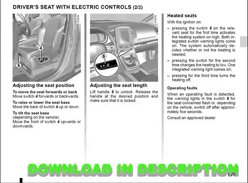 Renault Scenic 2016-2023 Owner’s Manual PDF English | Family Car User Guide