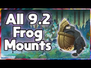 WoW 9.2 Protoform Synthesis Frogs - How to get Prototype Leaper, Russet Bufonid, Goldplate Bufonid