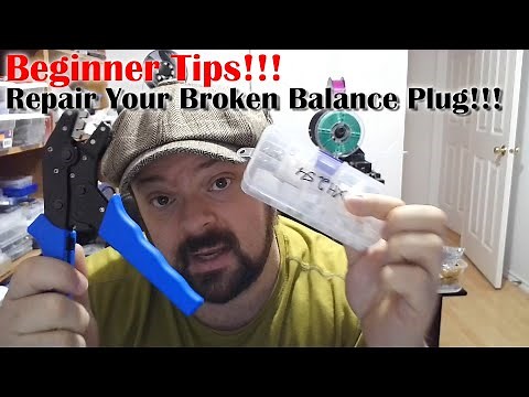 SAVE YOUR LIPO! Fix Your Broken Lipo Battery Balance Plug. SN-01BM crimper / JST HX2.54 Tutorial.
