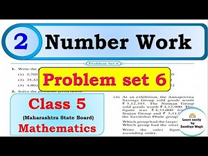 Number Work | Chapter 2 | 5th standard | Mathematics | problem set 6