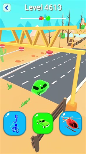 Shape shifting2 game level #4613 hyper casual game #shapeshifting #gameplay #gaming #shortvideo...