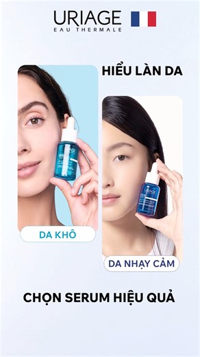 H.A BOOSTER VS CICA DAILY: DA CẦN DƯỠNG ẨM HAY PHỤC HỒI? Cùng làm dịu và cấp ẩm tức thì nhưng khác “chuyên môn", mỗi serum là một “chuyên gia” cho một tình trạng da khác nhau. Cùng Uriage soi da và phân biệt nha! ✨ Da THIẾU ẨM, MẤT NƯỚC ↪︎ Ưu tiên chọn H.A Booster Serum ▪︎ 1,5% Hyaluronic Acid tinh khiết: Tạo lớp màng bảo vệ trên bề mặt da, giảm nếp nhăn do mất nước, dưỡng da ẩm mượt & căng mọng. ▪︎ Nước khoáng Uriage - chiết xuất hoa Marshmallow: Củng cố hàng rào bảo vệ, tăng cường hiệu quả dưỡ
