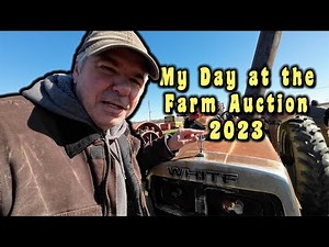 I bought something totally unexpected! Farm Equipment Auction 2023. Video #132