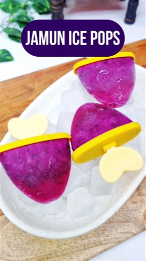 Homemade Jamun Popsicles to beat the summer El Nino #shorts #recipe #summer