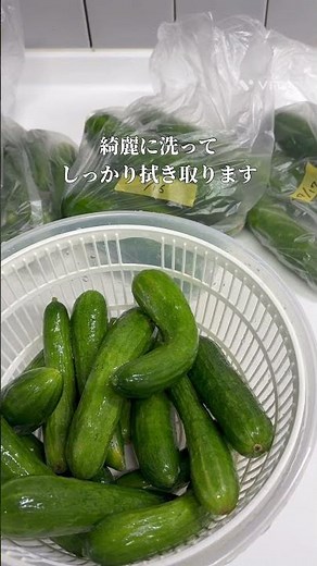 千也胡瓜冷凍保存 #どんどんなる #きゅうり #パーゴラ #保存