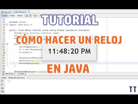 [Tutorial] Cómo hacer un reloj en Java utilizando hilos paso a paso | Código del proyecto