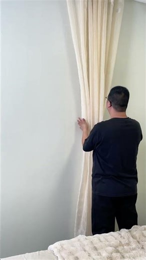 How to Install a Black Snake Curtain Track 🖤 #homedecor #interiordesign #hugmoomcurtain