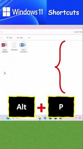 How to Display the Preview Panel in File Explorer Using Shortcut Keys in Windows 11
