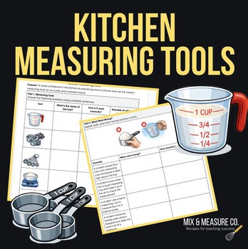 Kitchen Math & Measuring Tools Worksheet | Culinary Arts | FACS | ProStart