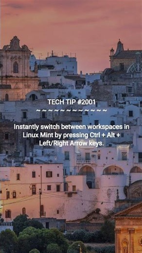 Linux Mint Workspace Trick | 2026-01-12 | #Shorts #systemadmintips #programmingtips #dotKey