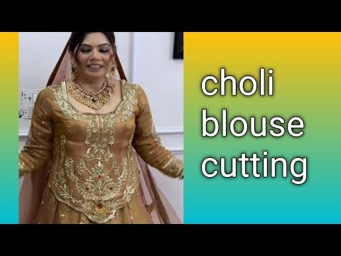 Tranding choli blouse cutting