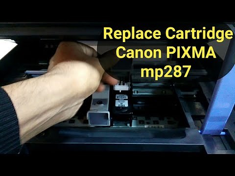 How to Replace Ink Cartridges in a PIXMA mp287 Printer