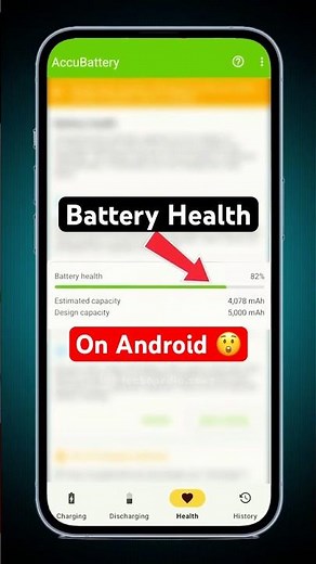 How to Check Battery Health on Android Phone 🔥 #tech