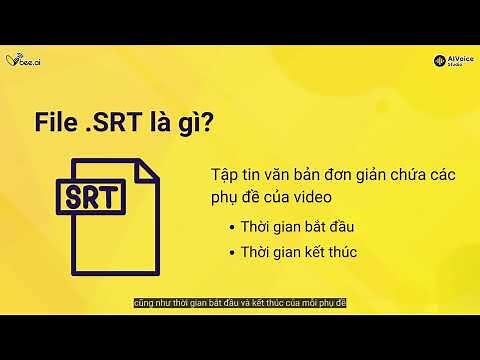 Hướng dẫn TẠO FILE PHỤ ĐỀ để thêm THUYẾT MINH CHO VIDEO một cách nhanh chóng