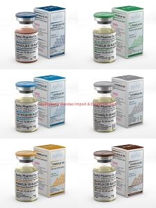 [Hot Item] Adhesive Custom Printing Medical Stickers Packaging 10ml Vial Labels Steroid Labels and Boxes