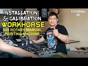 Calibration of 8x8 Workhorse rotary manual Printing machine