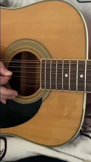 Standard tuning 12 string guitar 440 Hz 1-6,2-8,5-10,7-12.