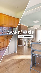7.4K views · 26 reactions | Avant / Après : une cuisine et pièce de...