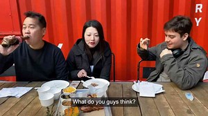 Chinese locals react to real American barbecue