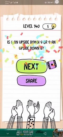 Brain test Level 140 Walkthrough