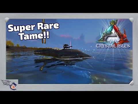 Taming A Rare Liopleurodon | ARK: Crystal Isles #37