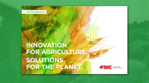 We are proud to share FMC's 2024 sustainability report showcasing our commitment to agricultural innovation and environmental stewardship. The 2024 report highlights FMC’s progress on our Climate Transition Plan through initiatives that deliver both environmental and business impact. Key results include: 🌱27% reduction in Scopes 1 & 2 GHG emissions since 2021 🌱6% reduction in waste generated through circularity initiatives 🌱Nearly $6 million in cost savings from sustainability efforts A centr