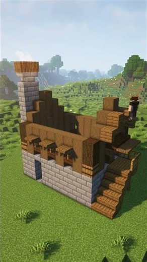 Minecraft Warehouse Build with Custom Interior #minecraftbuilding #tutorial #creative