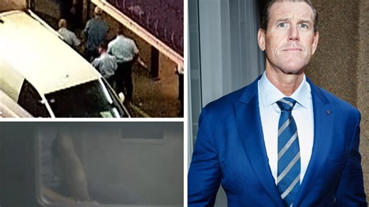 Ben Roberts Smith arrives at Sydney's Silverwater jail after airport arrest