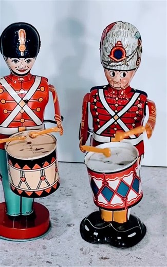 Vintage Marx Tin Litho George the Drummer Boy Wind up Toy, Original Key, Marked on Back, Works Great, Bright Paint, Collectible Tin Toys - Etsy