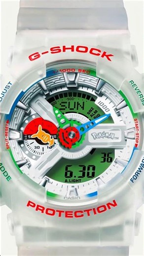 G Shock POKÉMON 30th Anniversary Edition (GA-110PKM-7A) #casiogshock #gshock #casio #pokemon