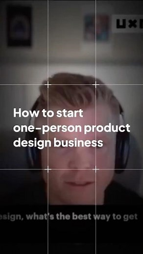 How to start one-person product design business