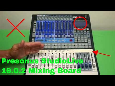 ✅ How To Use Presonus StudioLive 16.0.2 Mixing Board Review