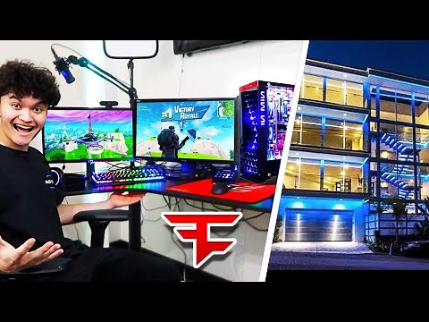 My $15,000,000 Mansion Room Tour (Fortnite Gaming Setup)