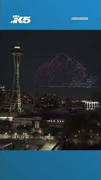 Drone show lights up Seattle sky for cruise debut