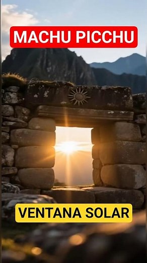 The window of Machu Picchu that marks the exact solstice