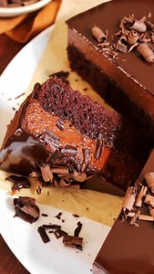 Christina Marsigliese - Food Scientist on Instagram: "Chocolate Truffle Cake! 🍫 Oh my!! This cake is the definition of me lol 3 layers of pure chocolate decadence. There’s moist chocolate cake, mousse-like whipped chocolate truffle, dark chocolate ganache and I top it with chocolate curls. You’ve gotta try it. The recipe is up on the site. Link in bio. https://scientificallysweet.com/chocolate-truffle-cake/ #chocolate #chocolatecake #chocolatetrufflecake #chocolatemoussecake"