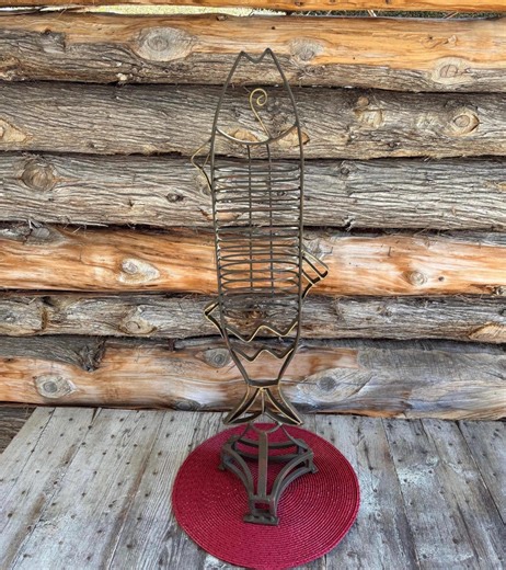 Fish Metal Wire Music CD Mail File Holder Stand 15 Slot Fishing Display Tower. 31 High. - Etsy