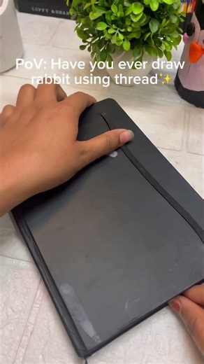 Drawing using thread #art#shorts