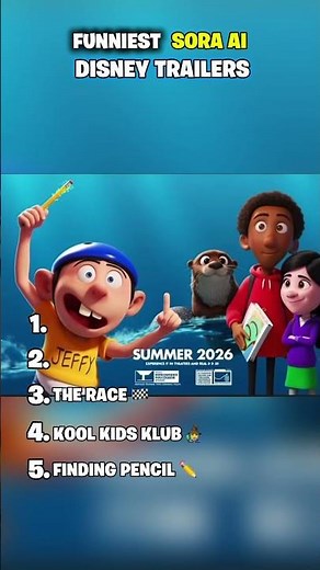 RANKING THE TOP 5 FUNNIEST SORA AI DISNEY VIDEOS 🤖 #funny #fypシ #memes
