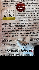 Yeshua code2GOD is 386 | Original Bible Foundation & code2GOD