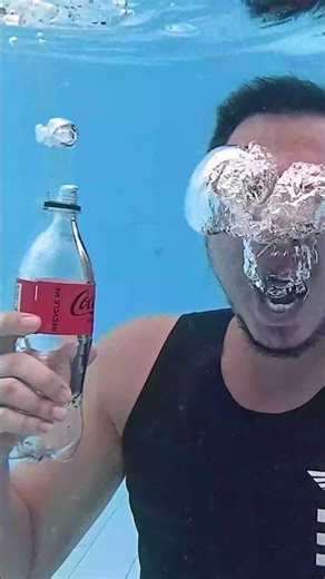 Burp Coke Zero Sugar vs Dali Python Energy Drink Underwater