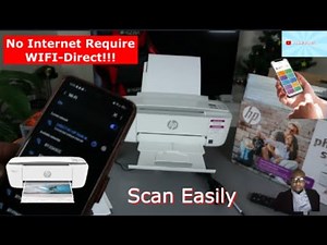 How Do I Connect My HP Printer (3755) To WIFI Direct and Scan a Document? Let's Find Out