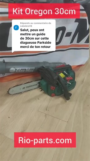 112K views · 824 reactions | Kit disponible ici https://rio-parts.com/collections/guides-chaines-oregon/products/6-combo-guide-30cm-2-chaines-pour-elagueuse-toutes-marques-sauf-stihl-copie | RIO Motoculture | Facebook