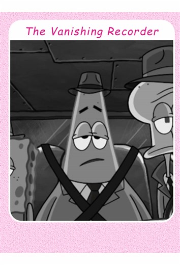 The Vanishing Recorder.#spongebob #funny #fyp | sponge bob